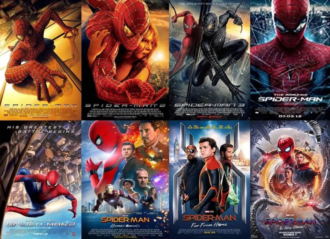 今年四月起，所有真人蜘蛛侠电影将在影院重映！配图-漫威电影